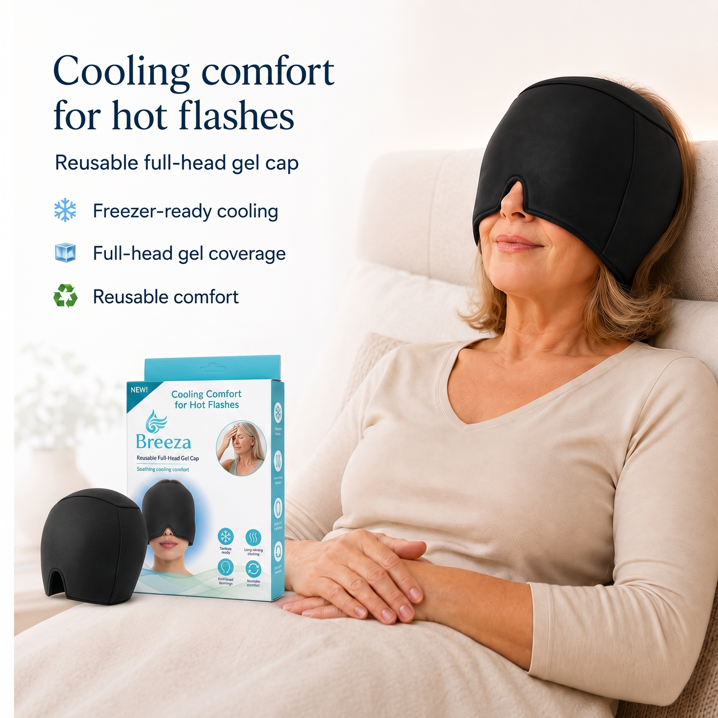 Breeza™ Cooling Gel Cap